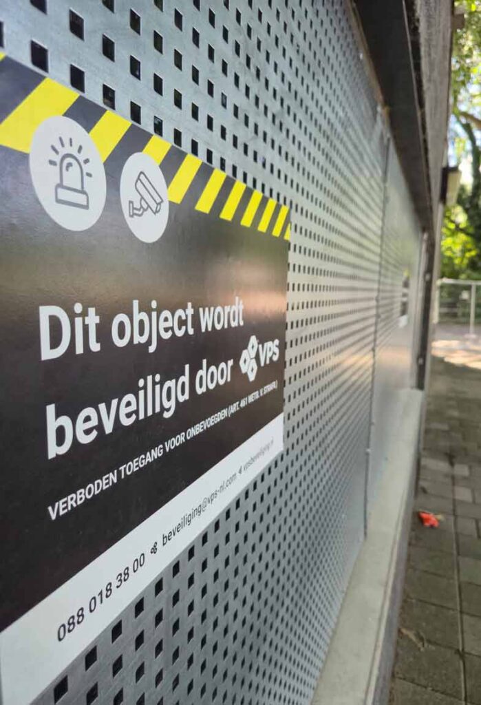 Tijdelijke beveiliging Zwembad Zuid in Schiedam