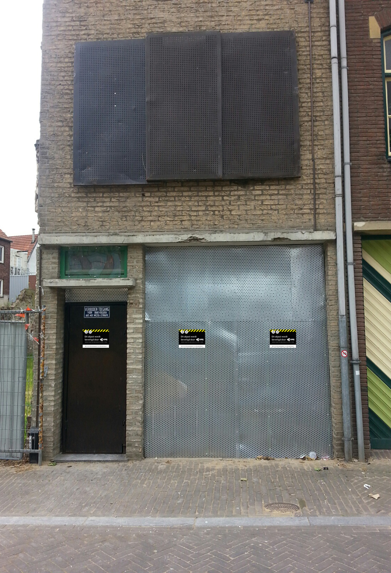 leegstaand pand veilig dichtzetten tijdens sloopproject